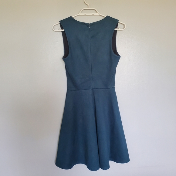 EUC Dex Mini Dress Fit and Flare - Size Small - Teal - Velvet - Picture 7 of 7